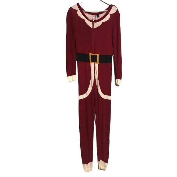 Santa Claus Onesie costume Knit pajamas - Picture 1 of 10